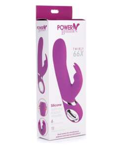 Curve Novelties Power Bunnies Twirly 66x - Purple