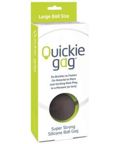 Quickie Ball Gag Large - Black