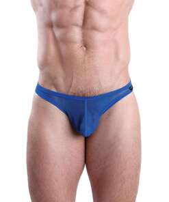 Cocksox Mesh Enhancing Pouch Thong Tranquil Blue XL