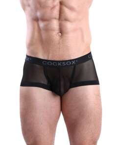 Cocksox Mesh Contour Pouch Trunk Shadow Black SM