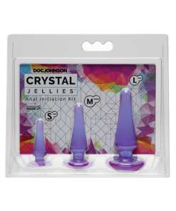 Crystal Jellies Anal Initiation Kit - Purple