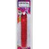 Crystal Jellies 10" Classic Dildo - Pink