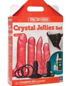 Vac-U-Lock Crystal Jellies Set - Pink