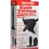 Vac-U-Lock Ripple Vibrating Pleasure Set - Black