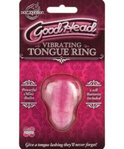 Good Head Vibrating Tongue Ring - Pink