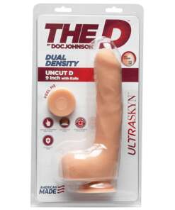 The D 9" Uncut D w/Balls - Vanilla