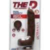 The D 9" Uncut D w/Balls - Chocolate