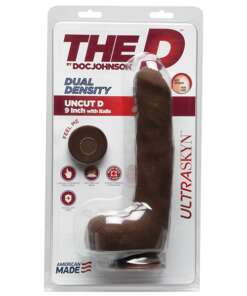 The D 9" Uncut D w/Balls - Chocolate