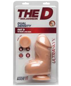 The D 6" Fat D w/Balls - Vanilla