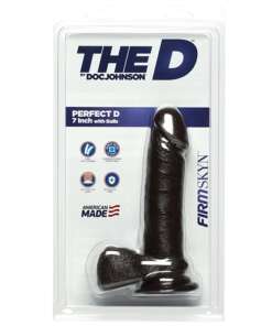 The D 7" Perfect D w/Balls - Chocolate