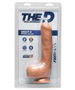The D 9" Uncut D w/Balls - Vanilla