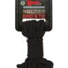 Kink Bind & Tie Hemp Bondage Rope - 30 ft - Black