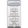 Titanmen Tools Cock Ring Set - Clear