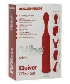 iVibe iQuiver 7 Piece Set - Red Velvet