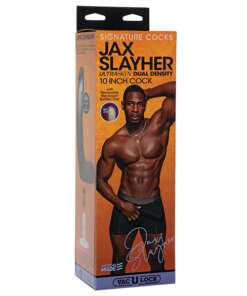 Signature Cocks ULTRASKYN 10" Cock w/Removable Vac-U-Lock Suction Cup - Jax Slayher