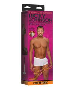 Signature Cocks ULTRASKYN 10" Cock w/Removable Vac-U-Lock Suction Cup - Ricky Johnson