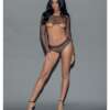 Euphoria Gothic Sport Cami Set Black O/S