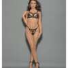 Euphoria Lattice Bra Set Black O/S
