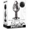 Evolved Black Gem Anal Plug - Medium