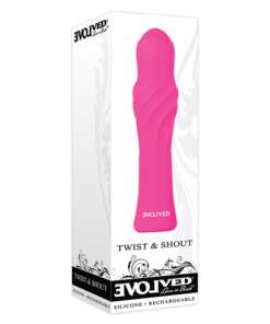 Evolved Twist & Shout Rechargeable Bullet - Pink