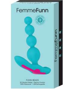 Femme Funn Beads Vibrating Anal Beads - Turquoise