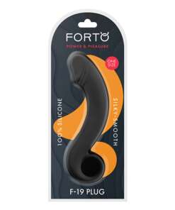 Forto F-19 Silicone Plug - Black