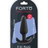 Forto F-31 Silicone Plug - Medium Black