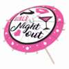 Girls Night Out Drink Umbrella - Pack of 12