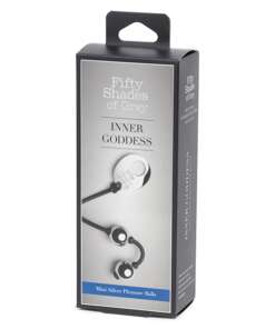 Fifty Shades of Grey Inner Goddess Silver Metal Pleasure Balls