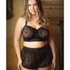Curve Nova Star Halter Top & Shorts Black 3X/4X