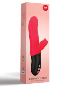 Fun Factory Bi Stronic Fusion Back and Forth Vibration - India Red