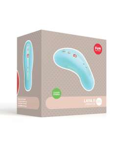Fun Factory Laya II Clit Stimulator - Pool Blue
