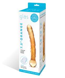 Glas Tickler Dildo - Orange