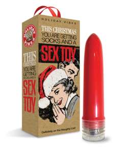 Naughty List Gift 4" Multi Speed Vibe - Red