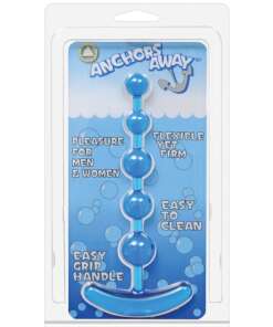 Anchor's Away Beaded Anal Plug  - Blue