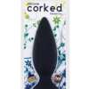 Corked Butt Plug  Medium - Charcoal