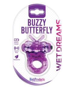 Wet Dreams Purrfect Pet Buzzy Butterfly - Purple