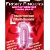 Frisky Finger Light Up Vibrating Finger Bullet - Magenta