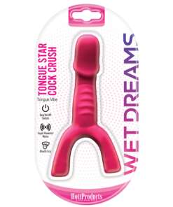 Wet Dreams Tongue Star Cock Crush Vibe - Pink
