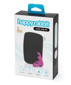 Happy Rabbit Cock Ring Kit - Purple