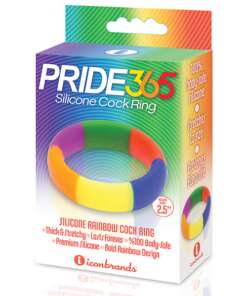 The 9's Pride 365 Rainbow Cock Ring
