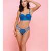 Anastasia Lace Bra & Thong Blue SM