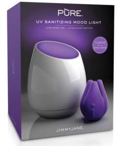 Jimmyjane Love Pods Tre Pure UV Sanitizing Mood Light - Ultraviolet Edition