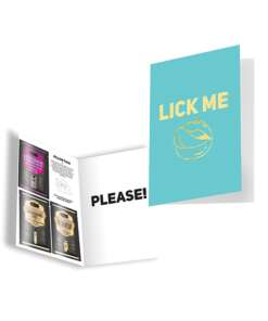 Kama Sutra Naughty Notes Greeting Cards - Lick Me