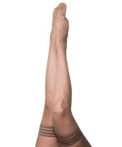 Kix'ies Samantha Fishnet Thigh High Nude B