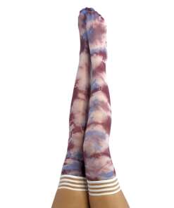 Kix'ies Madisen Tie Die Thigh High Blue/Purple A