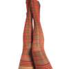 Kix'ies Grace Plaid Thigh Highs Red C