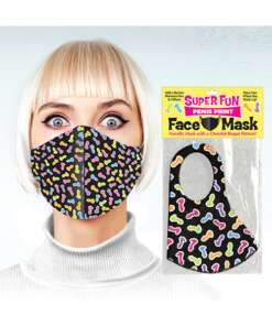 Super Fun Penis Print Mask