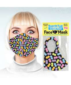 Super Fun Boobie Print Mask