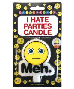 I Hate Parties Candle - Meh